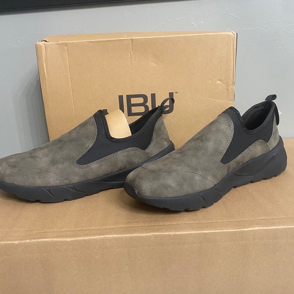 JBU Darren Men Slip On Sneakers Gunsmoke Grey N4DAR20 Size 9.5 M New